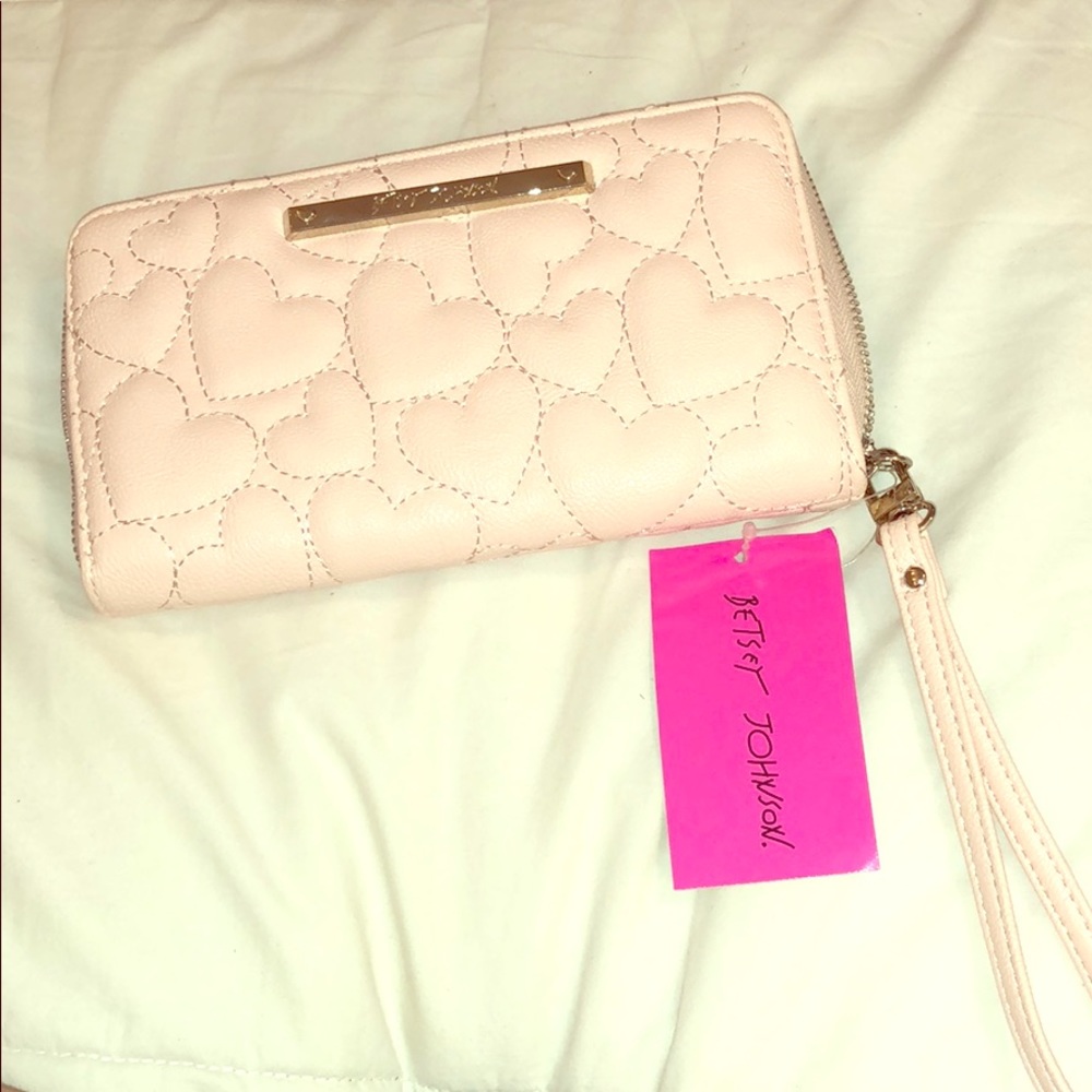 Betsey Johnson Pink Heart Wallet